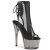 Pleaser ADORE-1018MSHT Plateau Ankle Boots Mesh Smoke Black EU-40 / US-10