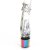 Pleaser ADORE-1018RC Plateau Ankle Boots Chrome Transparent Colorful EU-36 / US-6