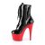 Pleaser ADORE-1020 Plateau Ankle Boots Patent Black Red EU-37 / US-7