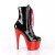Pleaser ADORE-1020 Plateau Ankle Boots Patent Chrome Black Red EU-43 / US-13