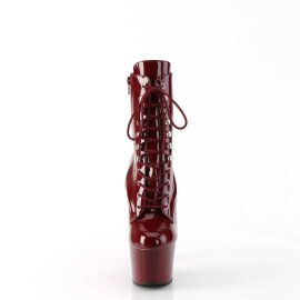 Pleaser ADORE-1020 Plateau Ankle Boots Patent Burgundy...