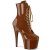 Pleaser ADORE-1020 Plateau Ankle Boots Patent Caramel EU-36 / US-6