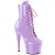 Pleaser ADORE-1020 Plateau Ankle Boots Patent Purple EU-42 / US-12