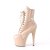 Pleaser ADORE-1020 Plateau Ankle Boots Patent Nude EU-36 / US-6