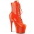 Pleaser ADORE-1020 Plateau Ankle Boots Patent Orange EU-36 / US-6