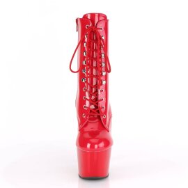 Pleaser ADORE-1020 Plateau Ankle Boots Patent Red EU-39 /...