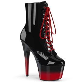 Pleaser ADORE-1020BR-H Plateau Ankle Boots Patent Black EU-41 / US-11