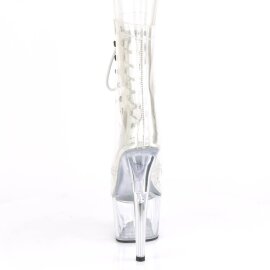 Pleaser ADORE-1020C Plateau Ankle Boots Transparent EU-36 / US-6