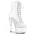 Pleaser ADORE-1020C Plateau Ankle Boots Transparent EU-36 / US-6