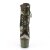 Pleaser ADORE-1020CAMO Plateau Ankle Boots Camouflage Green EU-36 / US-6