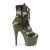 Pleaser ADORE-1020CAMO Plateau Ankle Boots Camouflage Green EU-36 / US-6