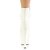 Pleaser ADORE-1020GD Plateau Ankle Boots Leather White EU-35 / US-5