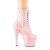 Pleaser ADORE-1020GDLG Plateau Ankle Boots Glitter Light Pink EU-40 / US-10