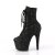 Pleaser ADORE-1020GWR Plateau Ankle Boots Glitter Black EU-35 / US-5