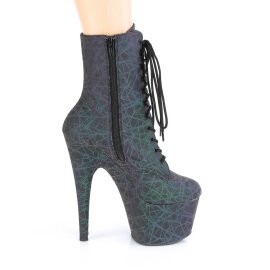 Pleaser ADORE-1020REFL Plateau Ankle Boots Reflection Black EU-41 / US-11