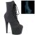 Pleaser ADORE-1020REFL Plateau Ankle Boots Reflection Black EU-41 / US-11
