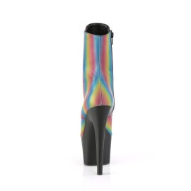 Pleaser ADORE-1020REFL-02 Plateau Ankle Boots Reflection Colorful EU-36 / US-6