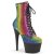 Pleaser ADORE-1020RS Plateau Ankle Boots Rhinestones Colorful EU-37 / US-7