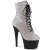 Pleaser ADORE-1020RS Plateau Ankle Boots Rhinestones Silver EU-40 / US-10