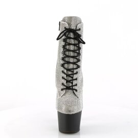 Pleaser ADORE-1020RS Plateau Ankle Boots Rhinestones...