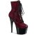 Pleaser ADORE-1020SP Plateau Ankle Boots Snake Red EU-35 / US-5
