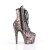 Pleaser ADORE-1020SPWR Plateau Ankle Boots Snake Light Pink EU-38 / US-8
