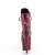 Pleaser ADORE-1020SPWR Plateau Ankle Boots Snake Pink EU-37 / US-7