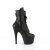Pleaser ADORE-1020STR Plateau Ankle Boots Faux Leather Black EU-35 / US-5
