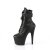 Pleaser ADORE-1020STR Plateau Ankle Boots Faux Leather Black EU-38 / US-8
