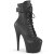 Pleaser ADORE-1020STR Plateau Ankle Boots Faux Leather Black EU-39 / US-9