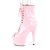 Pleaser ADORE-1021 Plateau Ankle Boots Patent Light Pink EU-41 / US-11