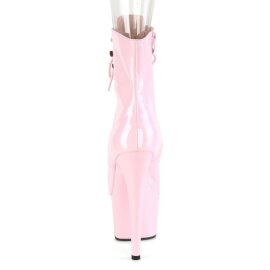Pleaser ADORE-1021 Plateau Ankle Boots Patent Light Pink EU-35 / US-5