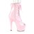 Pleaser ADORE-1021 Plateau Ankle Boots Patent Light Pink EU-35 / US-5