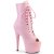Pleaser ADORE-1021 Plateau Ankle Boots Faux Leather Light Pink EU-41 / US-11