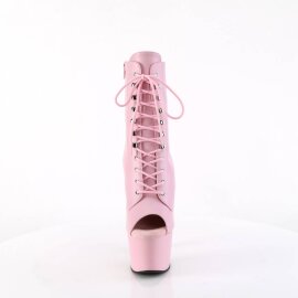 Pleaser ADORE-1021 Plateau Ankle Boots Faux Leather Light...