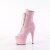 Pleaser ADORE-1021 Plateau Ankle Boots Faux Leather Light Pink EU-38 / US-8