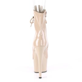 Pleaser ADORE-1021 Plateau Ankle Boots Patent Nude EU-41 / US-11