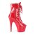Pleaser ADORE-1021 Plateau Ankle Boots Patent Red EU-35 / US-5