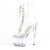 Pleaser ADORE-1021C Plateau Ankle Boots Transparent EU-36 / US-6