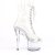 Pleaser ADORE-1021C Plateau Ankle Boots Transparent EU-36 / US-6