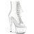 Pleaser ADORE-1021C-2 Plateau Ankle Boots Rhinestones Transparent EU-37 / US-7