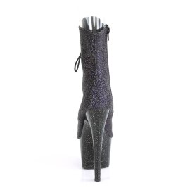 Pleaser ADORE-1021MG Plateau Ankle Boots Glitter Purple EU-35 / US-5