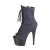 Pleaser ADORE-1021MG Plateau Ankle Boots Glitter Purple EU-36 / US-6