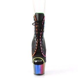 Pleaser ADORE-1021RC-02 Plateau Ankle Boots Faux Leather...