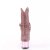 Pleaser ADORE-1029CHRS Plateau Ankle Boots Rhinestones Chrome Light Pink EU-39 / US-9