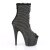 Pleaser ADORE-1031GM Plateau Ankle Boots Rhinestones Mesh Black EU-36 / US-6