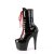 Pleaser ADORE-1040TT Plateau Ankle Boots Patent Black Red EU-35 / US-5