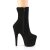 Pleaser ADORE-1042 Plateau Ankle Boots Faux Suede Black EU-40 / US-10