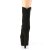 Pleaser ADORE-1042 Plateau Ankle Boots Faux Suede Black EU-41 / US-11