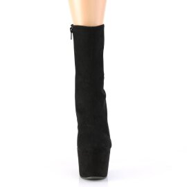 Pleaser ADORE-1042 Plateau Ankle Boots Faux Suede Black...